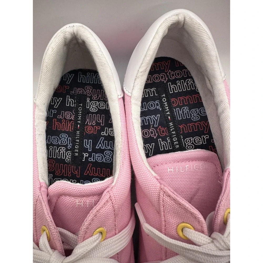 New Tommy Hilfiger‎ Pink Blasee Platform Sneakers Womens Size 11 M
